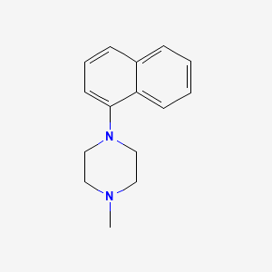 molecular formula C15H18N2 B14134109 1-Methyl-4-(1-naphthyl)-piperazine CAS No. 57536-88-6