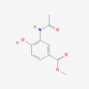 molecular formula C10H11NO4 B14134111 Methyl 3-acetamido-4-hydroxybenzoate 