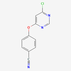 4-(6-Chloropyrimidin-4-yloxy)benzonitrile