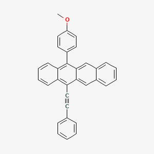 5-(4-Methoxyphenyl)-12-(phenylethynyl)tetracene