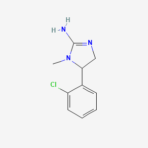 5-(2-Chlorophenyl)-1-methyl-4,5-dihydro-1H-imidazol-2-amine