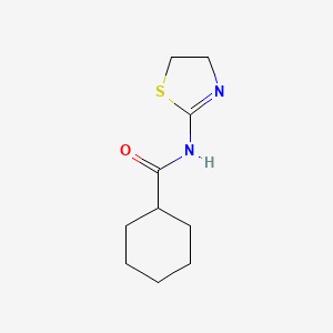 Cyclohexanecarboxamide, N-(4,5-dihydro-2-thiazolyl)-