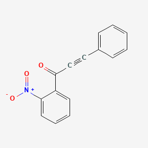 molecular formula C15H9NO3 B14134147 1-(2-Nitrophenyl)-3-phenylprop-2-yn-1-one 