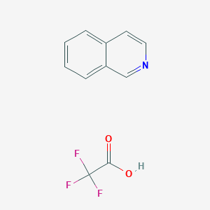 molecular formula C11H8F3NO2 B14134174 Isoquinoline trifluoroacetate CAS No. 4215-41-2