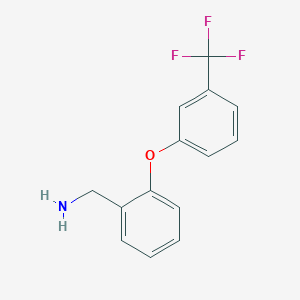 2-[3-(Trifluoromethyl)phenoxy]benzenemethanamine