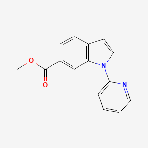 Methyl 1-(pyridin-2-yl)-1H-indole-6-carboxylate