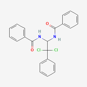 N,N'-(2,2-Dichloro-2-phenylethane-1,1-diyl)dibenzamide