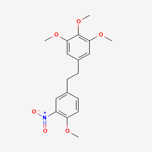 1,2,3-Trimethoxy-5-[2-(4-methoxy-3-nitrophenyl)ethyl]benzene