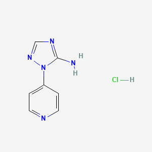 1-(pyridin-4-yl)-1H-1,2,4-triazol-5-amine hydrochloride