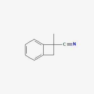 7-Methylbicyclo[4.2.0]octa-1,3,5-triene-7-carbonitrile