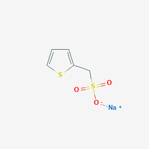 molecular formula C5H5NaO3S2 B1413423 Sodium thiophen-2-ylmethanesulfonate CAS No. 86843-12-1