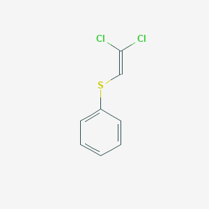 molecular formula C8H6Cl2S B14134241 Benzene, [(2,2-dichloroethenyl)thio]- CAS No. 3559-72-6