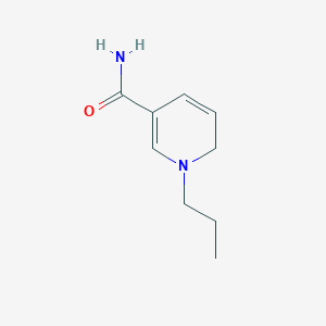 molecular formula C9H14N2O B14134265 1-Propyl-1,6-dihydropyridine-3-carboxamide CAS No. 89080-17-1