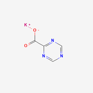 1,3,5-Triazine-2-carboxylic acid, potassium salt