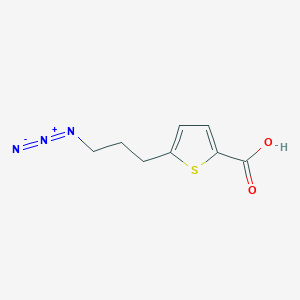 molecular formula C8H9N3O2S B14134346 5-(3-Azidopropyl)thiophene-2-carboxylic acid CAS No. 88961-94-8