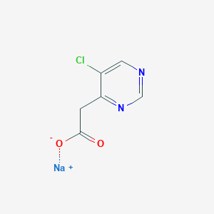 molecular formula C6H4ClN2NaO2 B1413436 Sodium 2-(5-chloropyrimidin-4-yl)acetate CAS No. 1803609-09-7