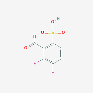 3,4-Difluoro-2-formylbenzenesulfonic acid