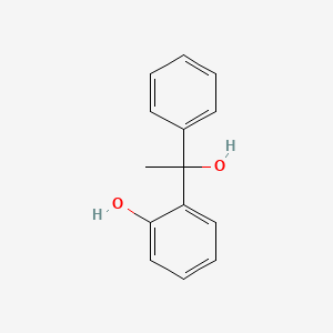 molecular formula C14H14O2 B14134390 2-(1-Hydroxy-1-phenylethyl)phenol 