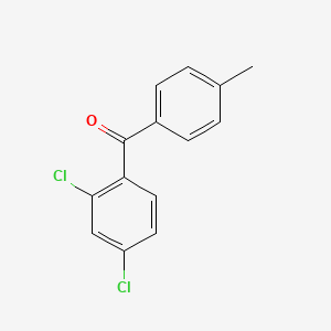 molecular formula C14H10Cl2O B14134402 (2,4-Dichlorophenyl)(4-methylphenyl)methanone CAS No. 5953-02-6