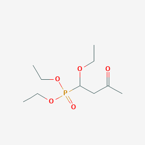 Diethyl (1-ethoxy-3-oxobutyl)phosphonate