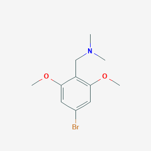 [(4-Bromo-2,6-dimethoxyphenyl)methyl]dimethylamine
