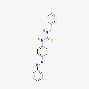 1-(4-methylbenzyl)-3-{4-[(Z)-phenyldiazenyl]phenyl}thiourea