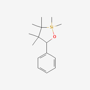 2,2,3,3,4,4-Hexamethyl-5-phenyl-1,2-oxasilolane