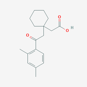 1-[2-(2,4-Dimethylphenyl)-2-oxoethyl]cyclohexaneacetic acid