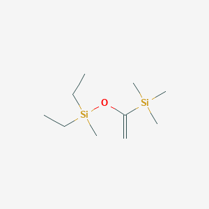 Diethyl(methyl){[1-(trimethylsilyl)ethenyl]oxy}silane