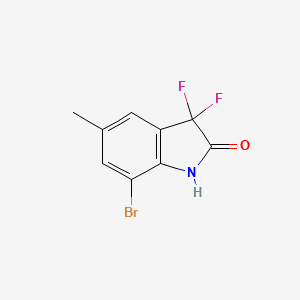 5-Methyl-7-bromo-3,3-difluoro-1H-indole-2(3H)-one