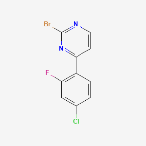 2-Bromo-4-(4-chloro-2-fluorophenyl)pyrimidine