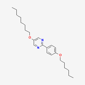 2-[4-(Hexyloxy)phenyl]-5-(octyloxy)pyrimidine