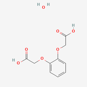 molecular formula C10H12O7 B1413459 2-(Carboxymethoxy)phenoxyacetic acid hydrate CAS No. 2034154-96-4