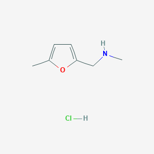 molecular formula C7H12ClNO B1413464 Methyl[(5-methylfuran-2-yl)methyl]amine hydrochloride CAS No. 100860-33-1