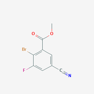 Methyl 2-bromo-5-cyano-3-fluorobenzoate
