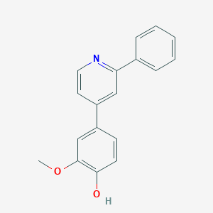 2-Methoxy-4-(2-phenylpyridin-4-yl)phenol