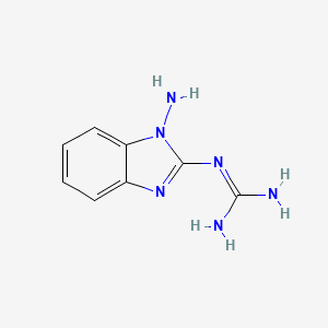 molecular formula C8H10N6 B1413481 N-(1-Amino-1h-benzimidazol-2-yl)guanidine CAS No. 2096985-99-6