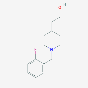 molecular formula C14H20FNO B1413484 2-(1-(2-Fluorobenzyl)piperidin-4-yl)ethan-1-ol CAS No. 2097947-02-7
