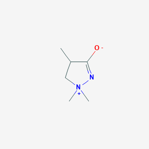 1,1,4-Trimethyl-4,5-dihydro-1H-pyrazol-1-ium-3-olate