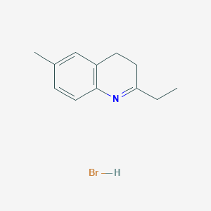 2-Ethyl-6-methyl-3,4-dihydroquinoline;hydrobromide