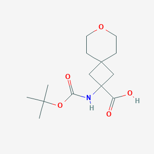 2-((Tert-butoxycarbonyl)amino)-7-oxaspiro[3.5]nonane-2-carboxylic acid