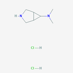 molecular formula C7H16Cl2N2 B1413498 N,N-二甲基-3-氮杂双环[3.1.0]己烷-6-胺二盐酸盐 CAS No. 1909337-55-8