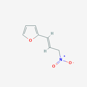 molecular formula C7H7NO3 B1413501 2-[(1E)-3-nitroprop-1-en-1-yl]furan CAS No. 1195355-74-8