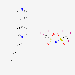 1-Hexyl-[4,4'-bipyridin]-1-ium bis((trifluoromethyl)sulfonyl)amide