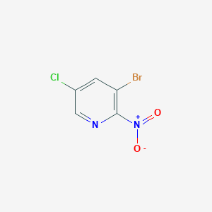 molecular formula C5H2BrClN2O2 B1413514 3-Bromo-5-chloro-2-nitropyridine CAS No. 1804904-51-5