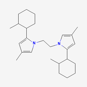 1,1'-(Ethane-1,2-diyl)bis[4-methyl-2-(2-methylcyclohexyl)-1H-pyrrole]