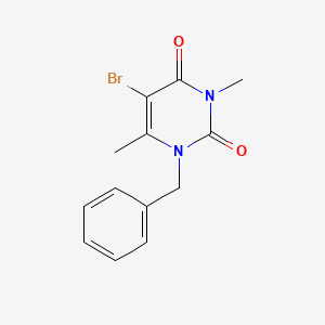 1-Benzyl-5-bromo-3,6-dimethylpyrimidine-2,4-dione
