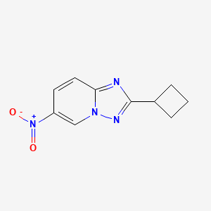 2-Cyclobutyl-6-nitro-[1,2,4]triazolo[1,5-a]pyridine