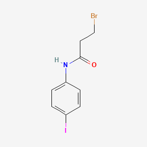 3-bromo-N-(4-iodophenyl)propanamide