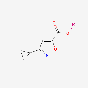 Potassium 3-cyclopropyl-1,2-oxazole-5-carboxylate